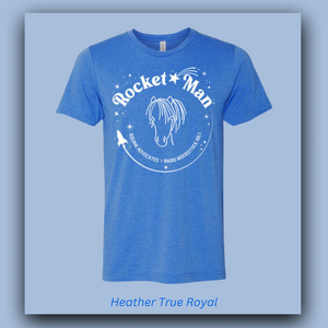 HEATHER TRUE ROYAL - Limited Edition “Rocket Man” T-Shirt