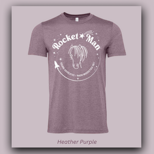 HEATHER PURPLE - Limited Edition “Rocket Man” T-Shirt