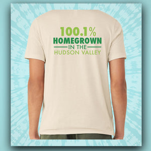 HEATHER TAN - RW Logo / 100.1% Homegrown T-Shirt