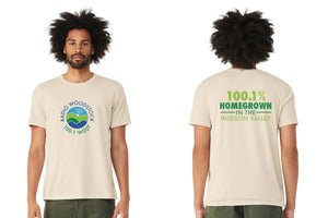 HEATHER TAN - RW Logo / 100.1% Homegrown T-Shirt