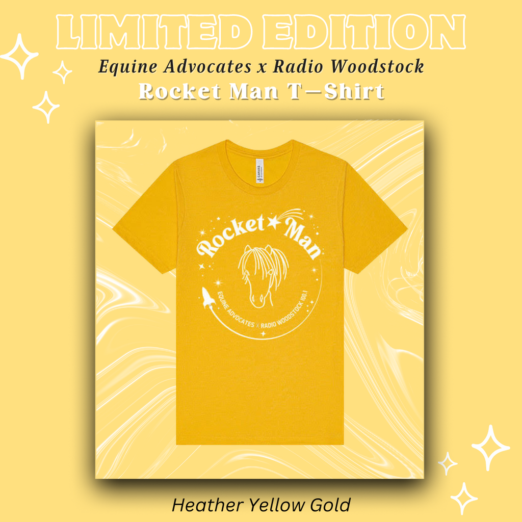 HEATHER YELLOW GOLD - Limited Edition “Rocket Man” T-Shirt