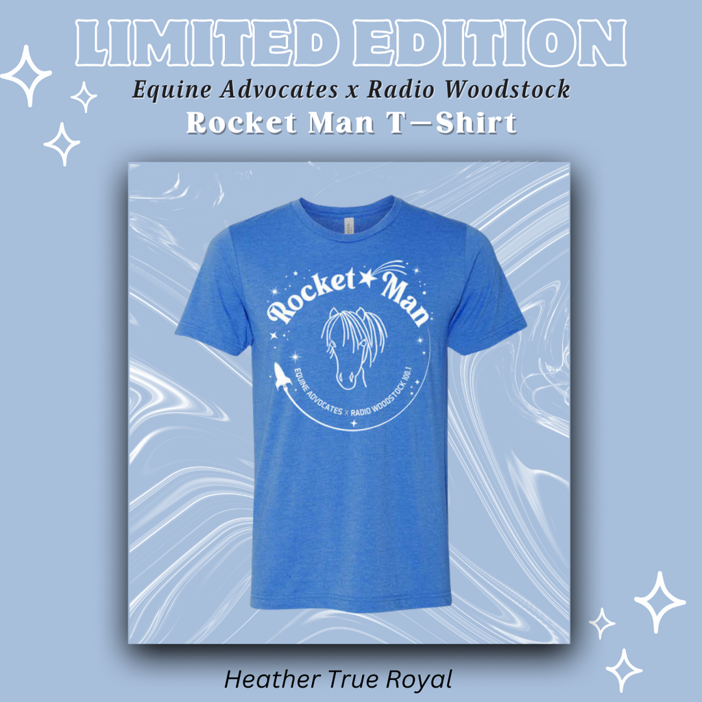 HEATHER TRUE ROYAL - Limited Edition “Rocket Man” T-Shirt