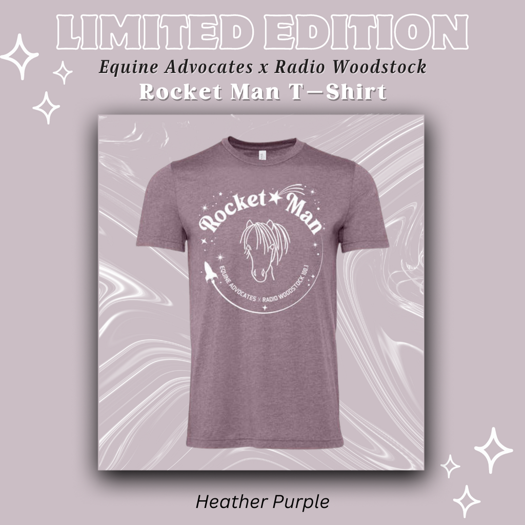 HEATHER PURPLE - Limited Edition “Rocket Man” T-Shirt