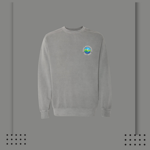 Embroidered Logo Crewneck Sweatshirt (GREY)