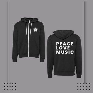 Peace, love & Music Hoodie